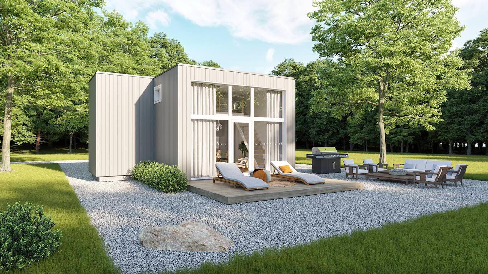 Attefallshus arkitektritat för BRF